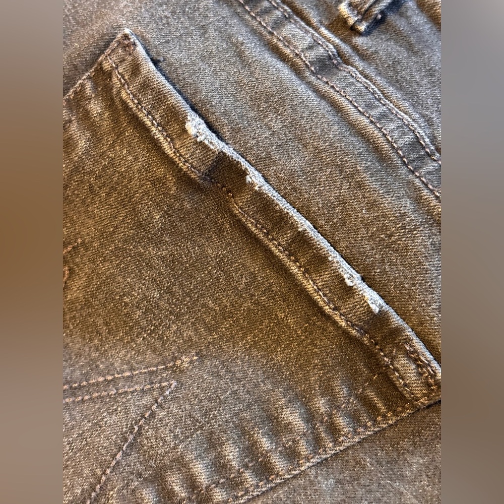 MOTHER The Hustler Ankle Black Jeans Not Guilty Wash Size 30 - Picture 11 of 16